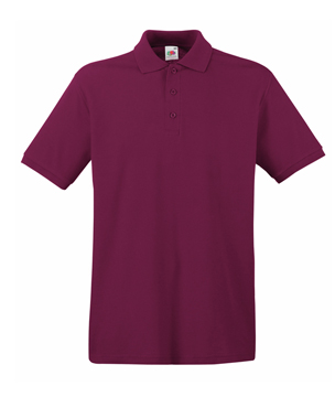 POLO PREMIUM ( FRUIT OF THE LOOM ) bordeaux
